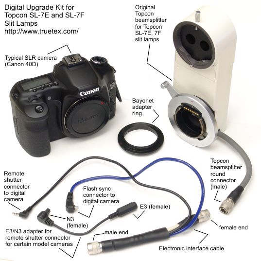 Topcon SL-7E digital upgrade camera adapter