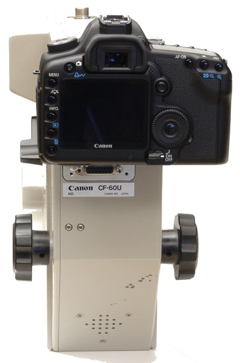 Canon CF-60U retinal camera upper unit with digital camera upgrade installed