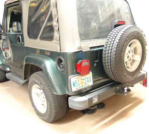 Jeep hitch overall view