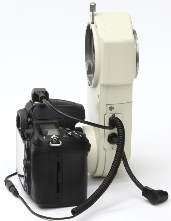 Nikon FS-3V slit lamp beamsplitter digital SLR camera adapter