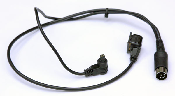 Electronic interface cable for Topcon TRC-50F.