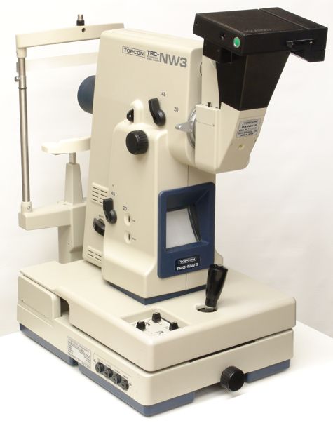 Topcon TRC-NW3 non-mydriatic retinal camera with original PA-NW3 Polaroid attachment