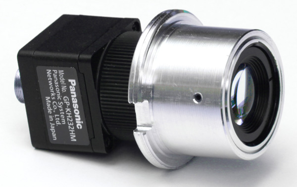 Zeiss OPMI to C-mount adapter with Panasonic GP-KH232 HD camera