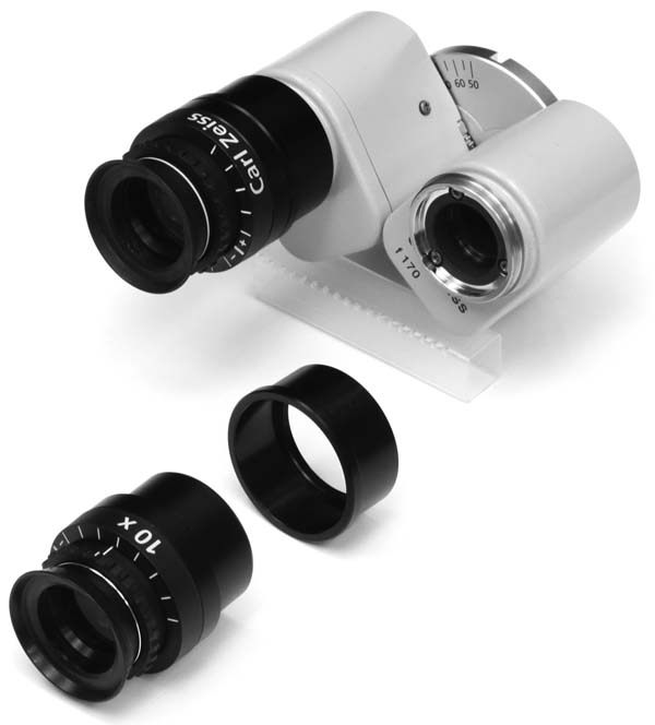 Zeiss OPMI f170 binocular with eyepiece and eyetube removed